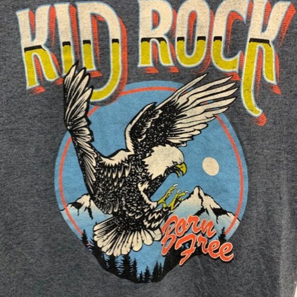 KID ROCK "BORN FREE" MENS TEE - Picture 2 of 4